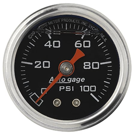 Auto Meter 2174 Autogage Fuel Pressure Gauge A48-2174